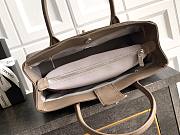 Kitlife Chanel Cerf Small Tote Bag Gray Silver Hardware 17.5x32x13cm - 4