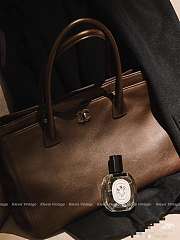 Kitlife Chanel Cerf Large Tote Bag Dark Brown Gold Hardware 24x36x14cm - 3