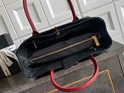 Kitlife Chanel Cerf Small Tote Bag Black & Red Gold Hardware 17.5x32x13cm - 3