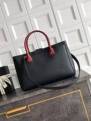 Kitlife Chanel Cerf Large Tote Bag Black & Red Gold Hardware 24x36x14cm - 5