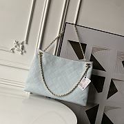 Kitlife Chanel Large Shopping Bag White Lambskin & Gold-Tone Metal AS6241 29x40x9cm - 3