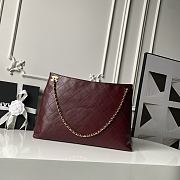 Kitlife Chanel Large Shopping Bag Burgundy Lambskin & Gold-Tone Metal AS6241 29x40x9cm - 1