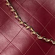 Kitlife Chanel Large Shopping Bag Burgundy Lambskin & Gold-Tone Metal AS6241 29x40x9cm - 4