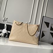 Kitlife Chanel Large Shopping Bag Beige Lambskin & Gold-Tone Metal AS6241 29x40x9cm  - 1