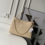 Kitlife Chanel Large Shopping Bag Beige Lambskin & Gold-Tone Metal AS6241 29x40x9cm  - 4