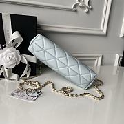 Kitlife Chanel Small Shopping Bag White Lambskin & Gold-Tone Metal AS6248 16x25x7.5cm - 5