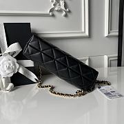 Kitlife Chanel Small Shopping Bag Black Lambskin & Gold-Tone Metal AS6248 16x25x7.5cm  - 4