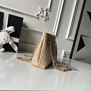 Kitlife Chanel Small Shopping Bag Beige Lambskin & Gold-Tone Metal AS6248 16x25x7.5cm  - 3