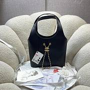 Kitlife Chanel Small Shopping Bag Black Calfskin AS6132 27.5x21x10cm - 1