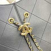 Kitlife Chanel Small Shopping Bag Black Calfskin AS6132 27.5x21x10cm - 5