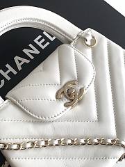 Kitlife Chanel 26P Kelly Bag White AS4416 13x19x7cm  - 5