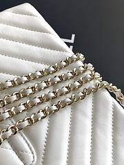 Kitlife Chanel 26P Kelly Bag White AS4416 13x19x7cm  - 4
