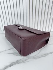 Kitlife Chanel Maxi Flap Bag Burgundy AS6233 26x38.5x11cm - 6