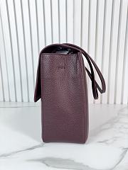 Kitlife Chanel Maxi Flap Bag Burgundy AS6233 26x38.5x11cm - 5