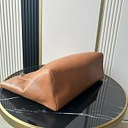 Kitlife Chanel Maxi Shopping Bag Brown Grain-effect calfskin & Gold-plated metal  AS6095 33x54x15cm - 4
