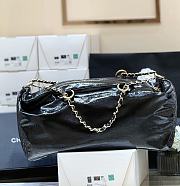 Kitlife Chanel Black Patent Vinyl Rock and Chain Bag 47x27x16cm - 4