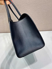 Kitlife Prada Large Leather Tote Bag Black 1BG571 38x24.5x18cm - 5