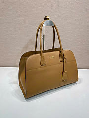 Kitlife Prada Large Leather Tote Bag Caramel 1BG571 38x24.5x18cm  - 6