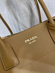 Kitlife Prada Large Leather Tote Bag Caramel 1BG571 38x24.5x18cm  - 2