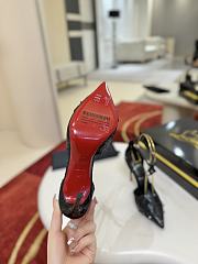Kitlife Christian Louboutin Women’s Teetiag 100mm Heels Black - 4