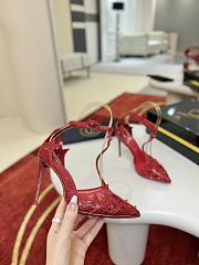 Kitlife Christian Louboutin Women’s Teetiag 100mm Heels Red - 4