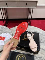 Kitlife Christian Louboutin Sweet Jane Ankle-Strap Sandals Beige - 2