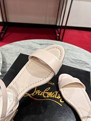 Kitlife Christian Louboutin Sweet Jane Ankle-Strap Sandals Beige - 4