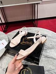 Kitlife Christian Louboutin Sweet Jane Ankle-Strap Sandals Beige - 5