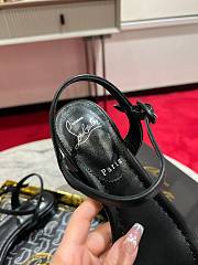 Kitlife Christian Louboutin Sweet Jane Ankle-Strap Sandals Black - 4