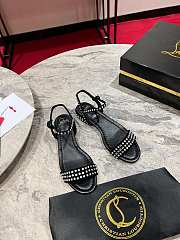 Kitlife Christian Louboutin Sweet Jane Sandal Strass Boum Black - 1
