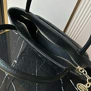 Kitlife Chanel Caviar Quilted Medallion Tote Black 30x14x24cm - 3