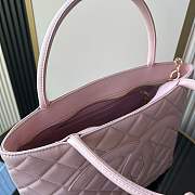 Kitlife Chanel Caviar Quilted Medallion Tote Pink 30x14x24cm - 4