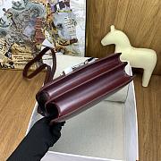 Kitlife Hermes Constance 24cm Box Leather 57 Bordeaux Burgundy Bag Silver Buckle - 6