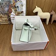 Kitlife Hermes Kelly Mini Bag Light Green Epsom Leather Silver Buckle 22cm - 2
