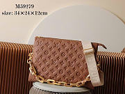 Kitlife Louis Vuitton Coussin MM Caramel Brown Bag M59279 34x24x12cm - 1