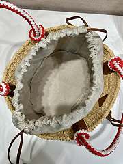 Kitlife Prada Small Crochet Top-Handle Bag Beige 1BA463 25x14x11.5cm - 2