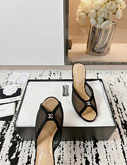 Kitlife Chanel 24P Black Mesh High Heels 70mm - 4