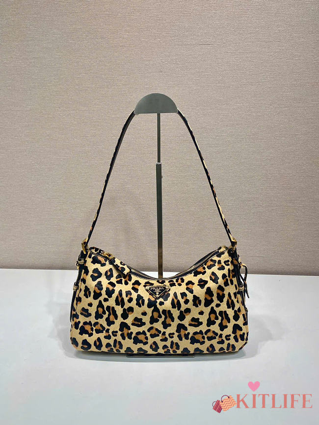 Kitlife Prada Aimee Bag Leopard Printed 1BC229 31x18x10cm  - 1