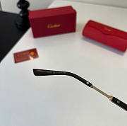 Kitlife Cartier Rimless Sunglasses Black - 4