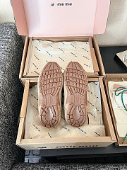 Kitlife Miu Miu X New Balance 530 SL Suede Sneakers Beige - 6