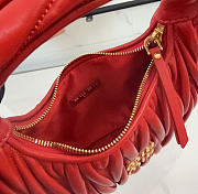 Kitlife Miu Miu Wander Hobo Bag Red 5BC125 20x6x17cm  - 2