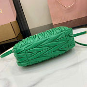 Kitlife Miu Miu Wander Hobo Bag Green 5BC125 20x6x17cm - 5