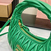 Kitlife Miu Miu Wander Hobo Bag Green 5BC125 20x6x17cm - 4