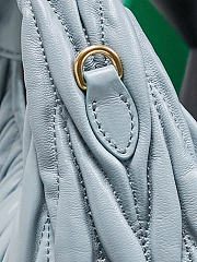 Kitlife Miu Miu Wander Hobo Bag Light Blue 5BC125 20x6x17cm  - 4