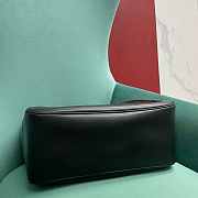 Kitlife Gucci Mercato Medium Tote Bag Black Leather 866645 35x28x15cm - 3