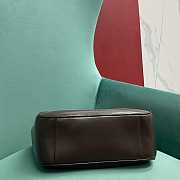 Kitlife Gucci Mercato Small Tote Bag Dark Brown Soft Leather 866646 26x23x11cm - 3