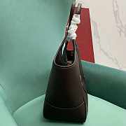 Kitlife Gucci Mercato Medium Tote Bag Dark Brown Leather 866645 35x28x15cm  - 2