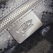 Kitlife Gucci Web Trademark Medium Pouch Black Soft Leather 867275 26.5x15.5x10.5cm - 3