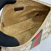 Kitlife Gucci Medium GG Pouch Sand & Dark Brown GG Canvas 867337 26.5x15.5x10.5cm  - 2