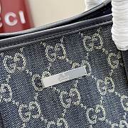 Kitlife Gucci Tribeca Small Tote Bag Dark Blue GG Denim 875236 25x19x11.5cm  - 2
